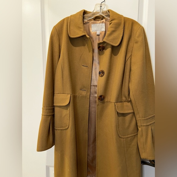 Old Navy Women’s Tan Peacoat Size Large - Picture 5 of 10